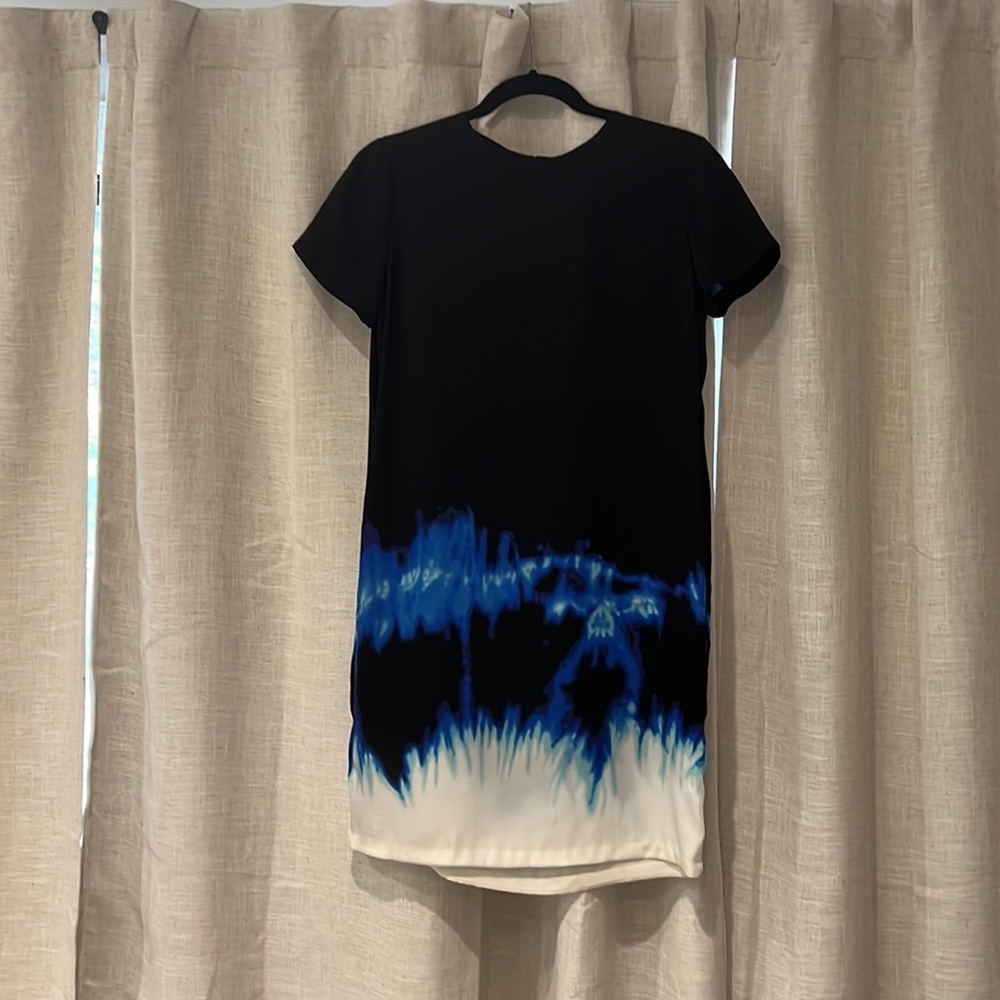 NWT Vince Dress Black and Blue 2